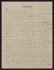 Letter from Carl Tyson to Maud (Tyson) Smith