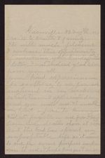 Letter from Caroline Tyson to Maud (Tyson) Smith