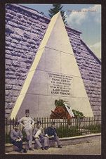 Monument to Johann Hermann von Hermannsdorf on Predil Pass