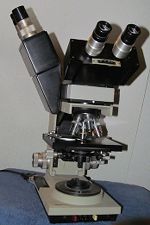 Balplan Microscope with Dual Viewing Attachment