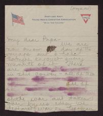 Letter - Army and Navy Young Men's Christian Association.