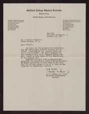 Letter to J. Wilbert Edgerton from C.W. Lewis, Jr.