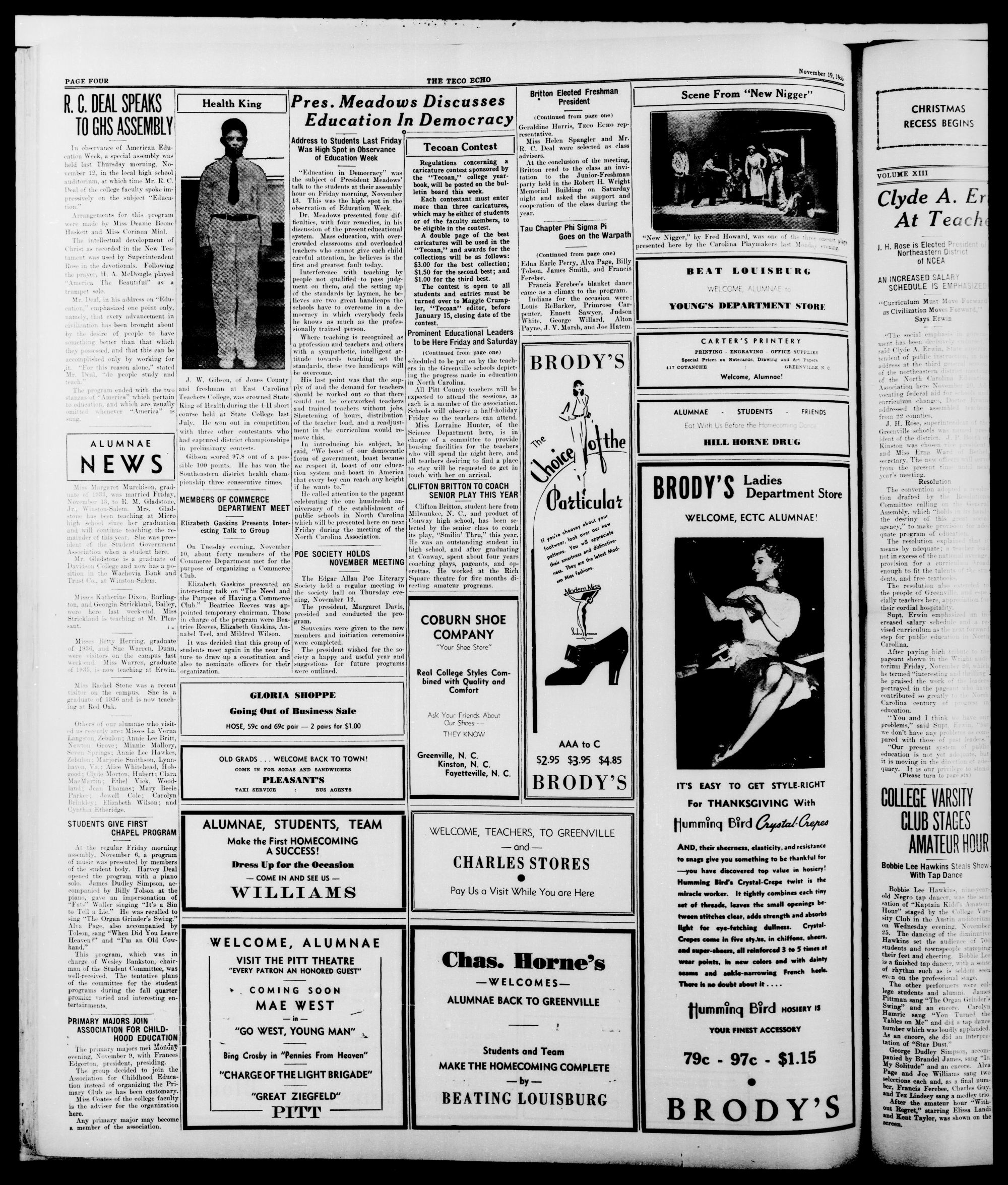 The Teco Echo, November 19, 1936