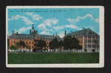 Rear view of St. Agnes Hospital, Fond du Lac, Wisc.