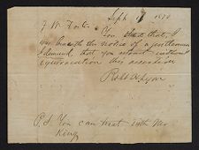 Letter from Robert H. Lyon to Flavel W. Foster