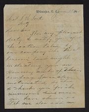 Letter from W.W. Roberts to Flavel W. Foster