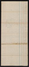 Copy of register for bills paid by Foster family