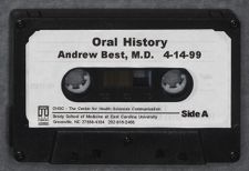 Oral History Interview with Dr. Andrew Best April 14, 1999