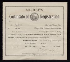 Nurses Certificate of Registration