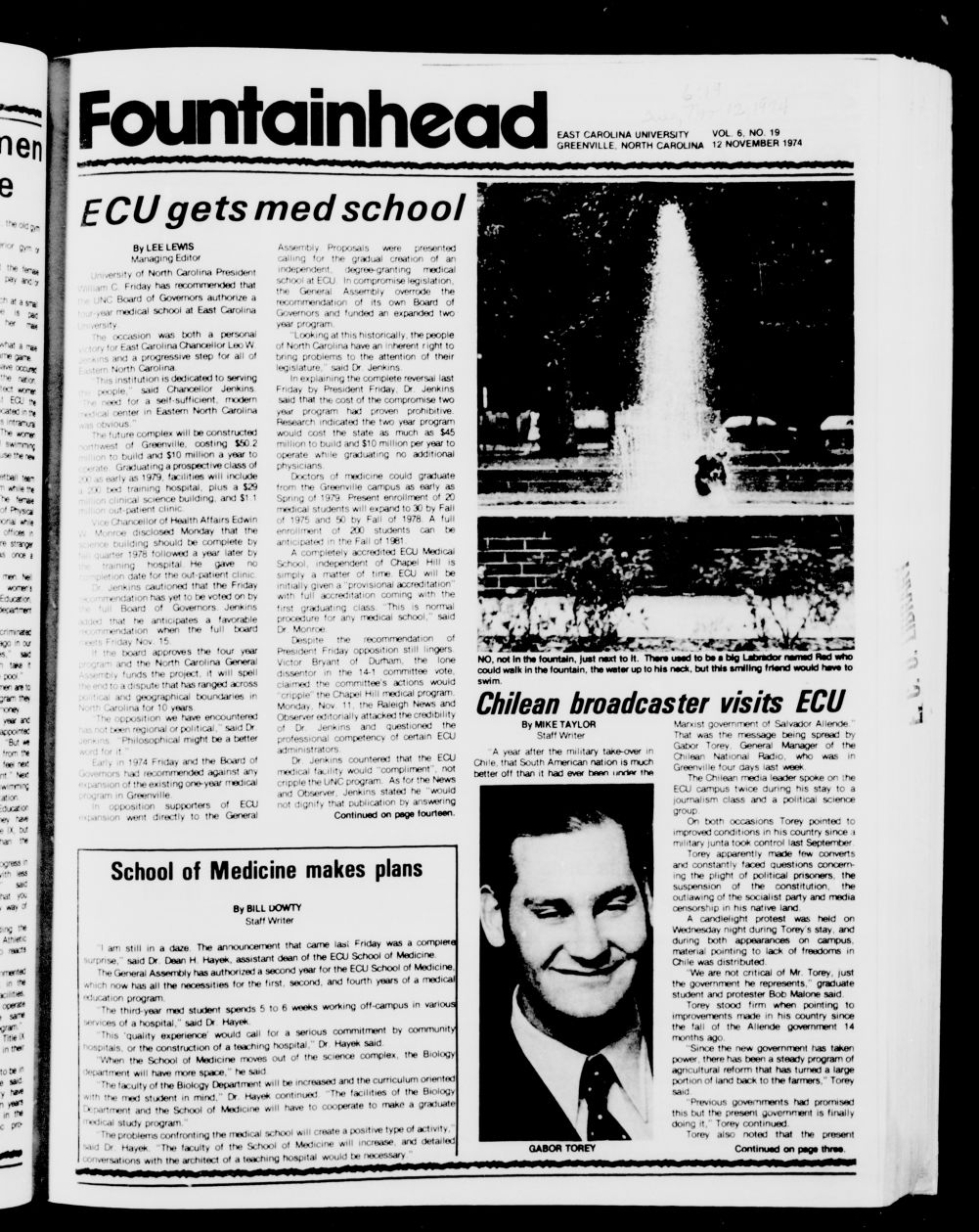 Fountainhead, November 12, 1974