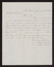 Business letter addressed to W.D. Holt.