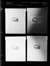 Re-photo of girl (4 Negatives) September - December 1955, undated [Sleeve 1, Folder b, Box 8]