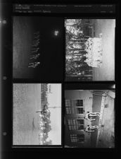 Sports, football and basketball (4 Negatives) September - December, 1955 [Sleeve 41, Folder b, Box 8]