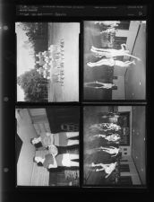 Sports, football and basketball (4 Negatives) September - December, 1955 [Sleeve 51, Folder b, Box 8]