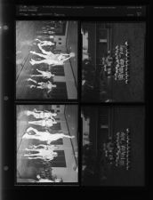 Sports, football and basketball (4 Negatives) September - December, 1955 [Sleeve 53, Folder b, Box 8]