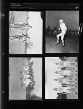 Sports, football and basketball (4 Negatives) September - December, 1955 [Sleeve 60, Folder b, Box 8]