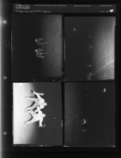 Sports, football and basketball (4 Negatives) September - December, 1955 [Sleeve 62, Folder b, Box 8]