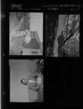 John Moss; Library grounds beautification; Mr. Hughes (4 Negatives) undated 1955 [Sleeve 23, Folder d, Box 8]