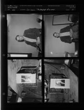 Jim Davis; photograph of man (4 Negatives) undated 1955 [Sleeve 26, Folder d, Box 8]