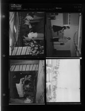 Open house for Umstead Hall; Horses (4 Negatives) undated 1955 [Sleeve 28, Folder d, Box 8]