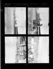 Horses at racetrack (4 Negatives) undated 1955 [Sleeve 41, Folder d, Box 8]