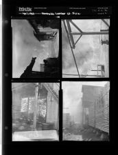 Northside Lumber Co. Fire (4 Negatives) (April 1953) [Sleeve 36, Folder a, Box 2]