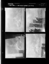 Northside Lumber Co. Fire (4 Negatives) (April 1953) [Sleeve 39, Folder a, Box 2]