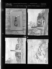 Fire Disaster, 2 Children Killed (Disclaimer: Bodies Pictured); James Ficklin, re-photo, killed in Korea (4 Negatives) (September 11, 1953) [Sleeve 11, Folder b, Box 2]