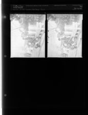 Garbage Cans being Inspected (2 Negatives) (February 20, 1954) [Sleeve 42, Folder b, Box 3]