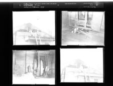 Fire to Home (4 Negatives) (February 20, 1954) [Sleeve 46, Folder b, Box 3]