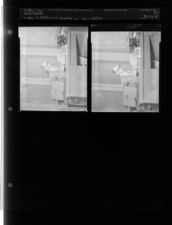 Auditor in New Office (2 Negatives) (March 4, 1954) [Sleeve 2, Folder c, Box 3]
