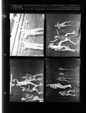 E.C.C. Basketball Tournament; Finishing Building Construction (4 Negatives), March 1-6, 1954 [Sleeve 5, Folder c, Box 3]