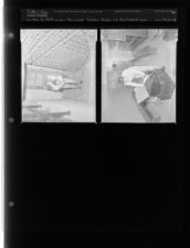 Norwood Talton Packs up Basketball Gear (2 Negatives) (March 8, 1954) [Sleeve 18, Folder c, Box 3]
