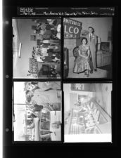 Miss America Visits Greenville; Mrs. Morton's Bakery (4 Negatives) (March 17, 1954) [Sleeve 39, Folder c, Box 3]