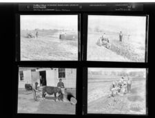Three Women at Receiver (2 Negatives), March 1954, undated [Sleeve 67, Folder c, Box 3]