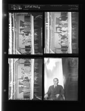 V.F.W. Meeting (4 Negatives) (April 3, 1954) [Sleeve 8, Folder d, Box 3]