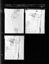 Small building; Sign of "Fat Stock Show" (3 Negatives) (April 17, 1954) [Sleeve 54, Folder d, Box 3]