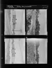 Building being Constructed (4 Negatives) (April 30, 1954) [Sleeve 115, Folder d, Box 3]
