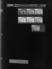 Group of Men in Front of a Building (7 Negatives) November 6 - 7, 1967 [Sleeve 11, Folder b, Box 44]