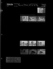 Barning Tobacco; Unknown man; 22 yr old dog (10 Negatives), June 29-30, 1967 [Sleeve 88, Folder a, Box 43]