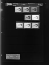 Female Portrait (8 Negatives), August 23-27, 1967 [Sleeve 57, Folder c, Box 43]