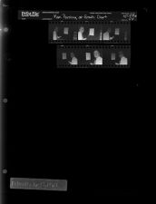Man Pointing at Graph Chart (6 Negatives), February 16-17, 1967 [Sleeve 54, Folder a, Box 42]