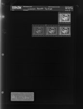 Unknown Female Portrait (4 Negatives), May 3-4, 1967 [Sleeve 6, Folder e, Box 42]