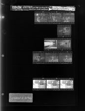 Woman and children; Children standing at stop sign along Belcher Street (12 Negatives), September 6-8, 1966 [Sleeve 20, Folder a, Box 41]