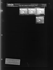 Man and woman exchanging letter (4 Negatives), September 29-30, 1966 [Sleeve 43, Folder b, Box 41]