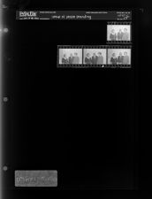 Group of people standing (4 Negatives), October 17-18, 1966 [Sleeve 55, Folder c, Box 41]