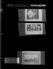 Photos of Horseman Dolls; Re-photo of painting of peanut stacks and tobacco fields (3 Negatives), November 14-16, 1966 [Sleeve 48, Folder d, Box 41]