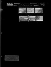 Man standing outside next to building (6 Negatives), November 14-15, 1966 [Sleeve 55, Folder d, Box 41]