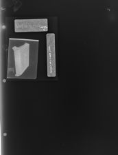 Portrait of a table cloth (1 negative), May 4-5, 1966 [Sleeve 8, Folder a, Box 40]