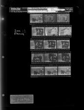 Group of men; Portrait of a young woman; Man standing by a train (15 negatives), May 19-20, 1966 [Sleeve 46, Folder a, Box 40]
